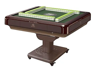 Automatic Mahjong Table 40mm Numbered Tiles Folding USB Charger Table Cover • $949