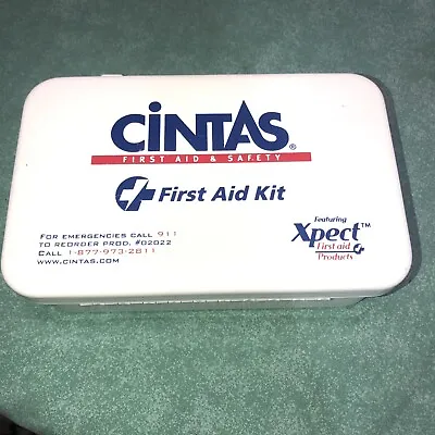 Cintas Metal First Aid Kit With First Aid Supplies Full Wall Mount Style • $10.20