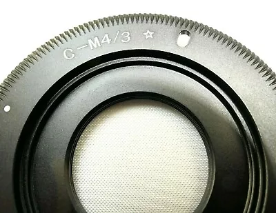 C- Mount Lens Adapter To M4/3 Micro 4/3 Camera Panasonic Lumix DMC GH3 GH4 5 TV • $10.62