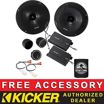 Kicker Css654 6.5  Oem Speaker Replacement Kit For Mitsubishi Mirage 2014-2019 • $179.99