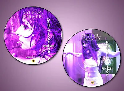 Mylene Farmer Degeneration 12  Pic Disc Rare Heavyweight Vinyl Record 200gram • $190