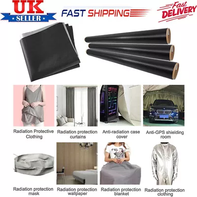 £14.89 • Buy RFID Shielding Fabric Military Grade Anti Radiation Protection Faraday Crafts UK