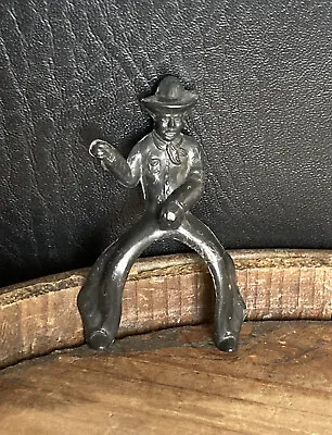 Vtg 1950s Marx Roy Rogers RODEO RIDING COWBOY SEATED Figure Toy Western Ranch • $4.99