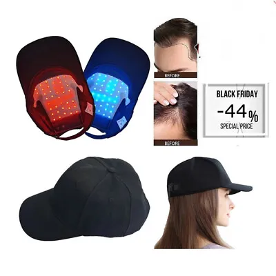 £45.99 • Buy Hair Loss LED Red And Blue Near Infrared Light Therapy Cap Hat For Hair Regrowth