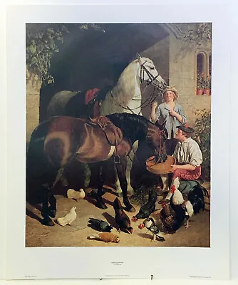 Stable Courtyard By J.F Herring Senior Reproduction Print • £20