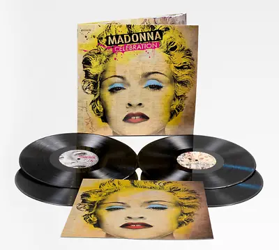 Madonna Celebration Limited Edition 4LP Vinyl With Exclusive LITHOGRAPH / LITHO • $97.60