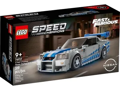 LEGO 76917 SPEED CHAMPIONS 2 Fast 2 Furious Nissan Skyline GT-R (R34) FREE POST • $28.50