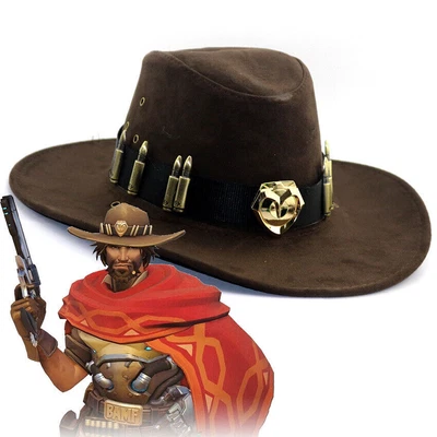 $24.74 • Buy Game Overwatch Mccree Cowboy Hat OW Casual Travel Cap Gift Party Cosplay Prop