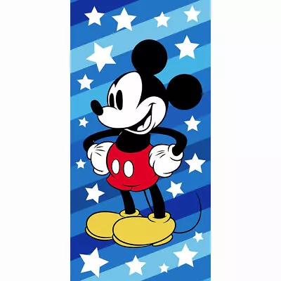 NEW Walt Disney Mickey Mouse Classic Beach Towel Super Soft Large Size 27 X54  • $21.49