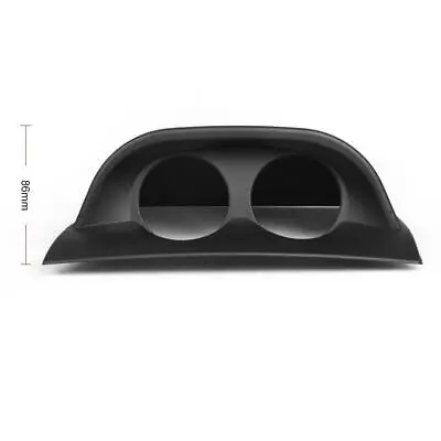$26 • Buy  2  52mm 2 Hole Dash Gauge Pod Dashboard Mount Holder Car ABS Plastic1X Black
