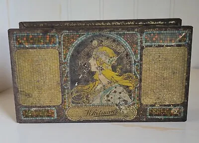 Vintage Whitman's Chocolate Metal Tin  Art Nouveau  Advertising 1920's • $12.99