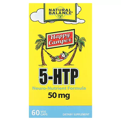 Happy Camper 5-HTP 50 Mg 60 VegCaps • $17.83