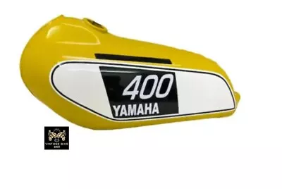 YAMAHA 250 DT / 400 DT Enduro Yellow Steel Tank 1975 To 1977/FIT FOR • $280.44