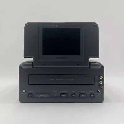 Audiovox 4  LCD Monitor & VCR Combo VBP1000 Portable VHS Working No Cables • $50