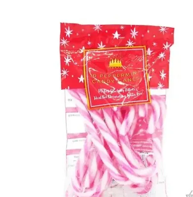 120 X Peppermint Candy Canes (12 X 10 Packs) Christmas Sweet Treat BBE1/24 • £13.29