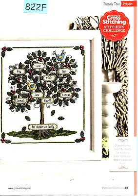 Cross Stitch Chart Family Tree - Discover Your Roots (822f) • £1.35