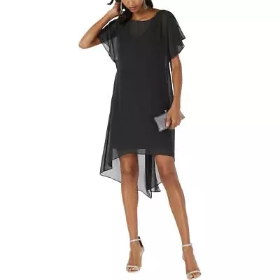 Adrianna Papell Womens Chiffon Overlay Party Cocktail And Party Dress BHFO 4321 • $19.99