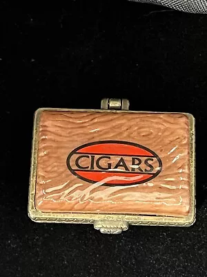 Vintage Limoges-like Cigar Trinket Box Cigars Humidor Mid West Cannon Falls • $49.99