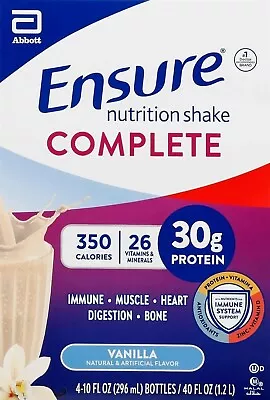 Ensure Nutrition Shake Complete Vanilla 40 Fl Oz Exp 02/24 • $15