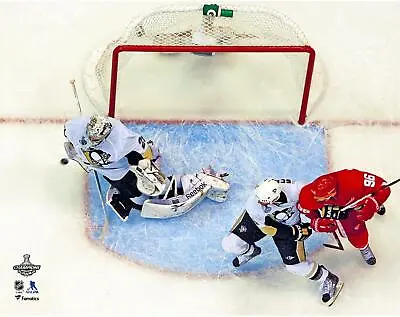 Marc-Andre Fleury Pittsburgh Penguins Unsigned 2009 NHL Stanley Cup 11x14 Photo • $14.99