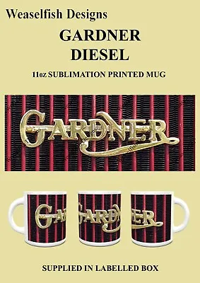 £10 • Buy Vintage Gardner Diesel Engine Grille Badge (on Scammell Lorry), Photo Mug