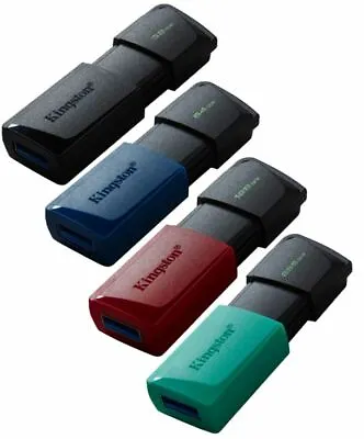 Kingston DataTraveler Exodia M DTXM 64GB 128GB 256GB USB 3.2 Flash Drive OTG LOT • £3