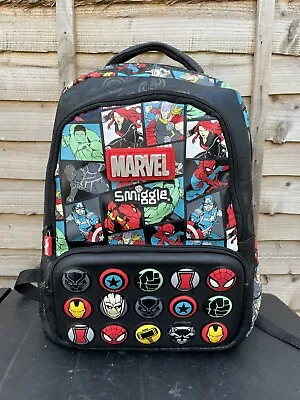 Smiggle Marvel Classic Backpack School Bag Rare Rucksack VGC • £26.39