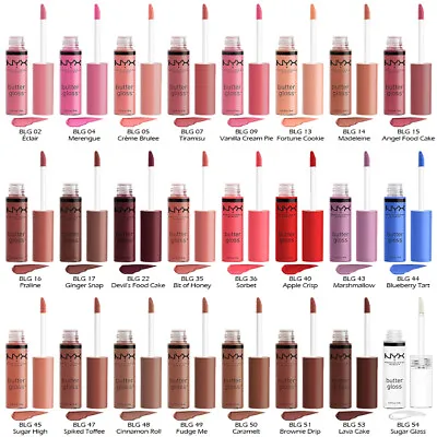 1 NYX Butter Lip Gloss - Cult Favorite  Pick Your 1 Color  Joy's Cosmetics • £4.62