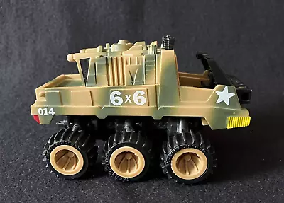 Vintage 1983 CBS Toys High Risers 6x6 Battery Operated Military Camo Jeep Works  • $19.99