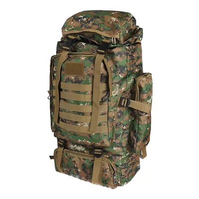 $36.99 • Buy Slimbridge 80L Military Tactical Backpack Hiking Camping Rucksack Outdoor Army
