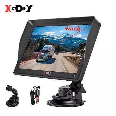 XGODY GPS Navigation 9 Inch For Car Truck HGV LGV SAT NAV 8GB+256MB Free AU Map • $120.96