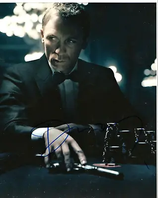 Genuine Hand Signed Daniel Craig  Photo 10 X 8 James Bond Autograph COA • £185