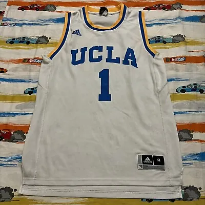 Vintage UCLA Basketball #1 Adidas Jersey Shirt / Adult Medium • $24.99