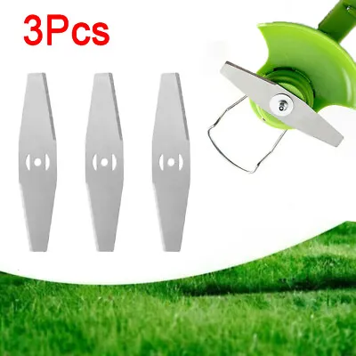 £4.99 • Buy 3Pcs Metal Cutter Blades For Electric Cordless Grass Trimmer Strimmer Tools UK