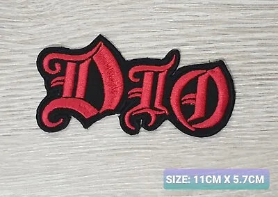 £3.25 • Buy DIO Dio MUSIC BAND LOGO EMBROIDERED APPLIQUE IRON / SEW ON PATCH