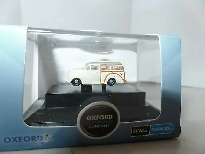 Oxford NMMT001 N Gauge 1/148 Scale Morris Minor 1000 Traveller Old English White • $7.15