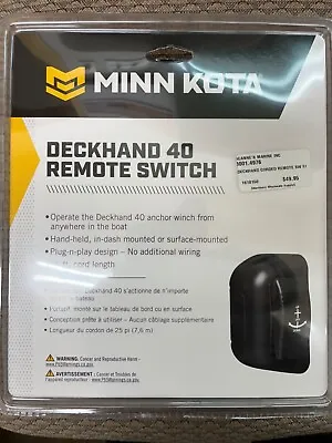 Minn Kota Deckhand 40 Remote Switch • $49.99