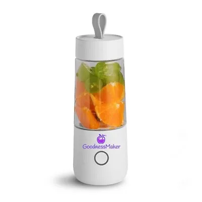 UK Mini Portable White Smoothie Blender  Personal Juicer 350ml  Compact  • £7.99