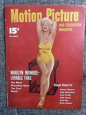 Marilyn Monroe Magazine Motion Picture-1953 • $19.99