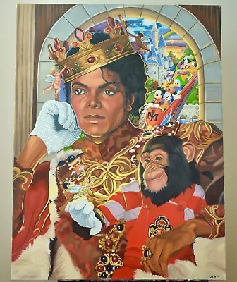 Michael Jackson Original Oil Painting  (30x40 Inches) • $400