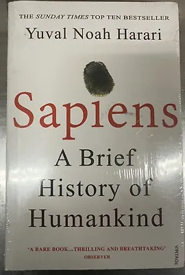Sapiens : A Brief History Of Humankind By Yuval Noah Harari  BRAND NEW • $17.06