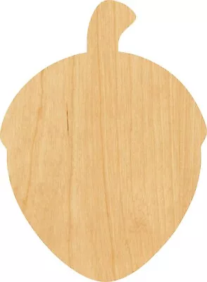 Acorn 2 Laser Cut Out Wood Shape Craft Supply - Woodcraft Cutout • $1.27