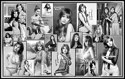 Madeline Smith Signed Collage Cotton Canvas Image. Limited Edition (MS-7) • $13.88