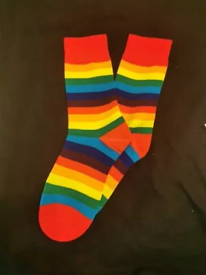 Rainbow Socks Unisex One Size  • £3