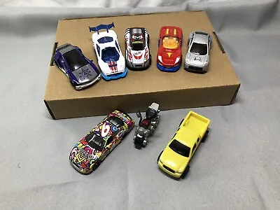 Lot Of 8 Diecast Toy Cars And Motorcycle. Unknown Brands But Are Very Cool • $3