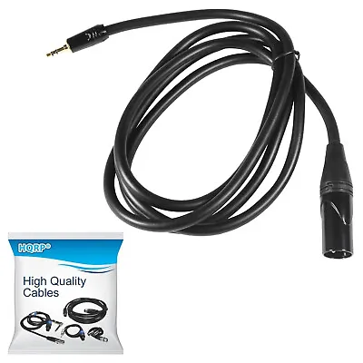 HQRP 3.5mm To 3-Pin XLR Cable Male XLR To Male 1/8 Inch Mini Jack Cable 6 Feet • $8.95