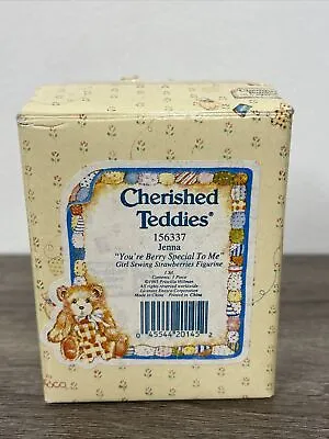 Cherished Teddies 1995 JENNA You're Berry Special To Me 156337 W/ Box • $9.99