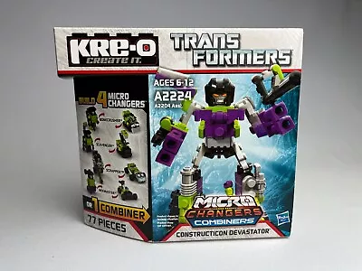 KRE-O TRANSFORMERS DEVASTATOR MICRO CHANGERS COMBINERS FIGURE SET MISB 77pc 2012 • $47.99