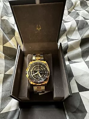 Bulova Icon Gold Tone Diamond Men's Watch • £470