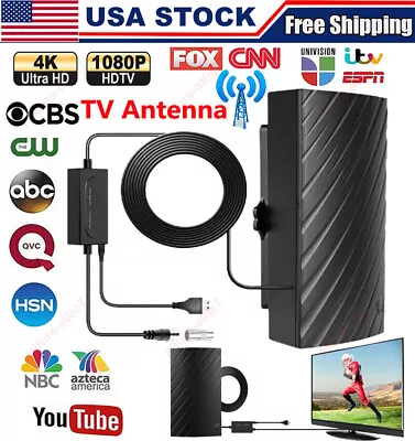 5600 Miles Digital TV Antenna HDTV Amplified 4K 1080P Waterproof Outdoor Indoor • $15.99